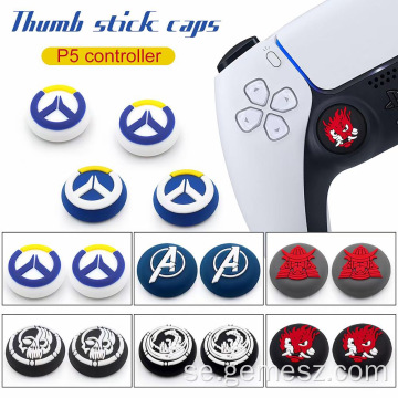 Thumb Grips Caps täcker silikon för PS5-kontroller